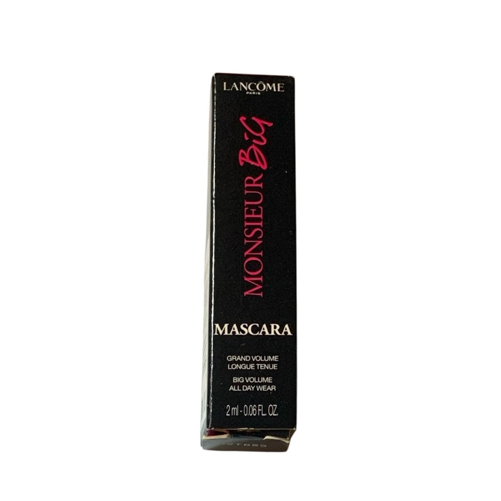 Lancome Monsieur Big Mascara Black 2ml Travel Size Mini Sample Volume 24H Wear - Picture 4 of 5